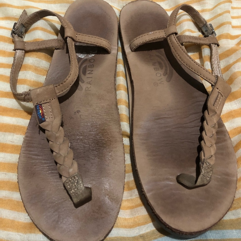 Rainbow Women’s T Strap Sandals